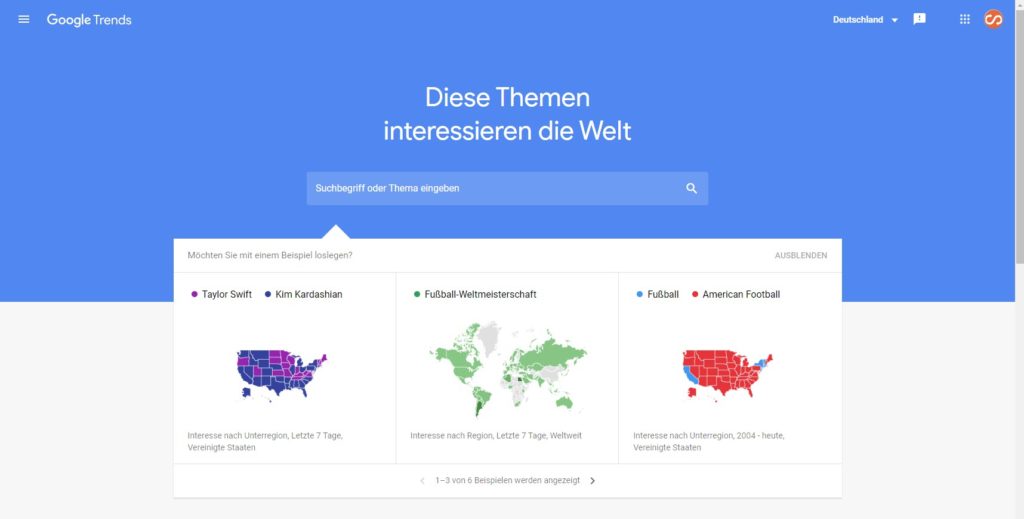 Für das richtige Goole Ranking Google Trends nutzen